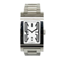Rettangolo Watch RT45S Automatic White Dial Stainless Steel Men's