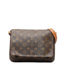 Louis Vuitton Monogram Musette Tango Short Shoulder Bag Handbag M51257 Brown PVC Leather Women's LOUIS VUITTON