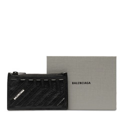 Balenciaga Card Case, Pass Business Holder 663714 Black Leather Men's BALENCIAGA