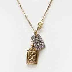 Louis Vuitton Necklace Nanogram Chain Gold Silver M63141