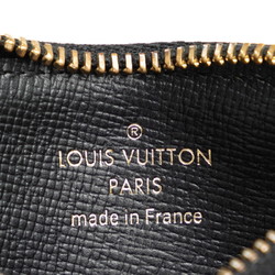 Louis Vuitton Monogram Reverse Porte Carte Romy Card Case M81912 Brown Black Leather Women's LOUIS VUITTON