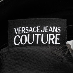 Versace Jeans Couture Quilted Handbag Shoulder Bag Black Polyester Women's VERSACE