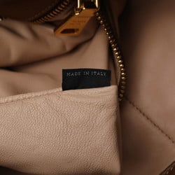 Prada Tote Bag Shoulder Brown Leather Women's PRADA