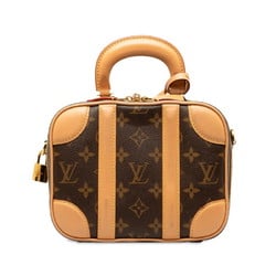 Louis Vuitton Monogram Valiset PM Handbag Shoulder Bag M44581 Brown PVC Leather Women's LOUIS VUITTON