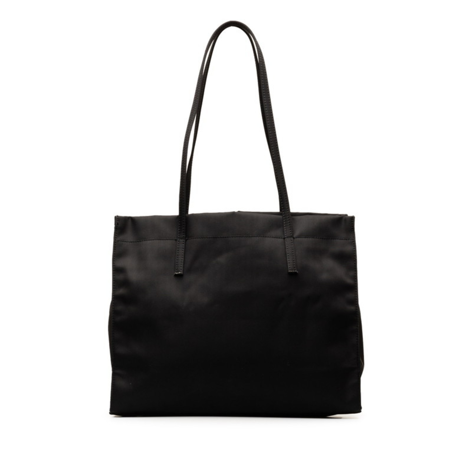 FENDI handbag tote bag black nylon women's