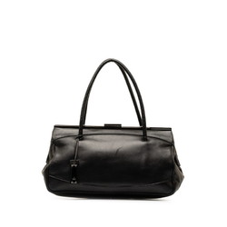 Gucci handbag 92726 black leather ladies GUCCI