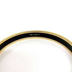 Hermes Bangle Emaille PM Gold Blue - f-20308 GP HERMES Bracelet Flat Women's