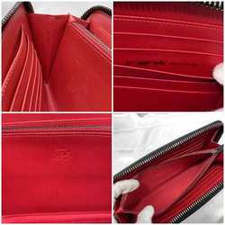 Christian Louboutin Long Wallet Pantone XL Navy 3175209 CM53 f-20316 Travel Case Leather Studs Round Handle Second Bag Gradient