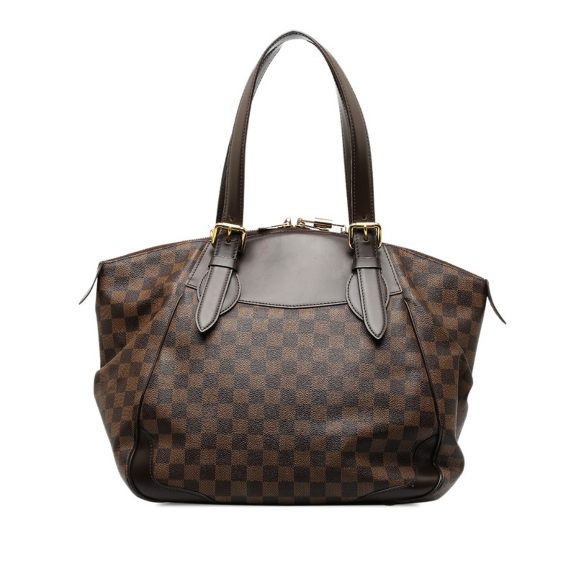 Louis Vuitton Damier Verona GM Handbag Tote Bag N41119 Ebene Brown PVC Leather Women's LOUIS VUITTON