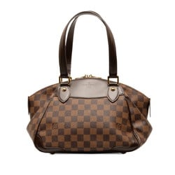 Louis Vuitton Damier Verona PM Tote Bag N41117 Brown PVC Leather Women's LOUIS VUITTON