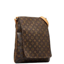 Louis Vuitton Monogram Musette Shoulder Bag M51256 Brown PVC Leather Women's LOUIS VUITTON