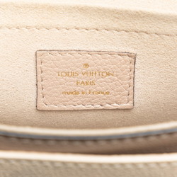 Louis Vuitton Lock Me Tender Handbag Shoulder Bag M58554 Greige Beige Leather Women's LOUIS VUITTON