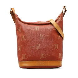 Louis Vuitton Cup Le Touquet Shoulder Bag M80027 Red Abogany PVC Leather Women's LOUIS VUITTON