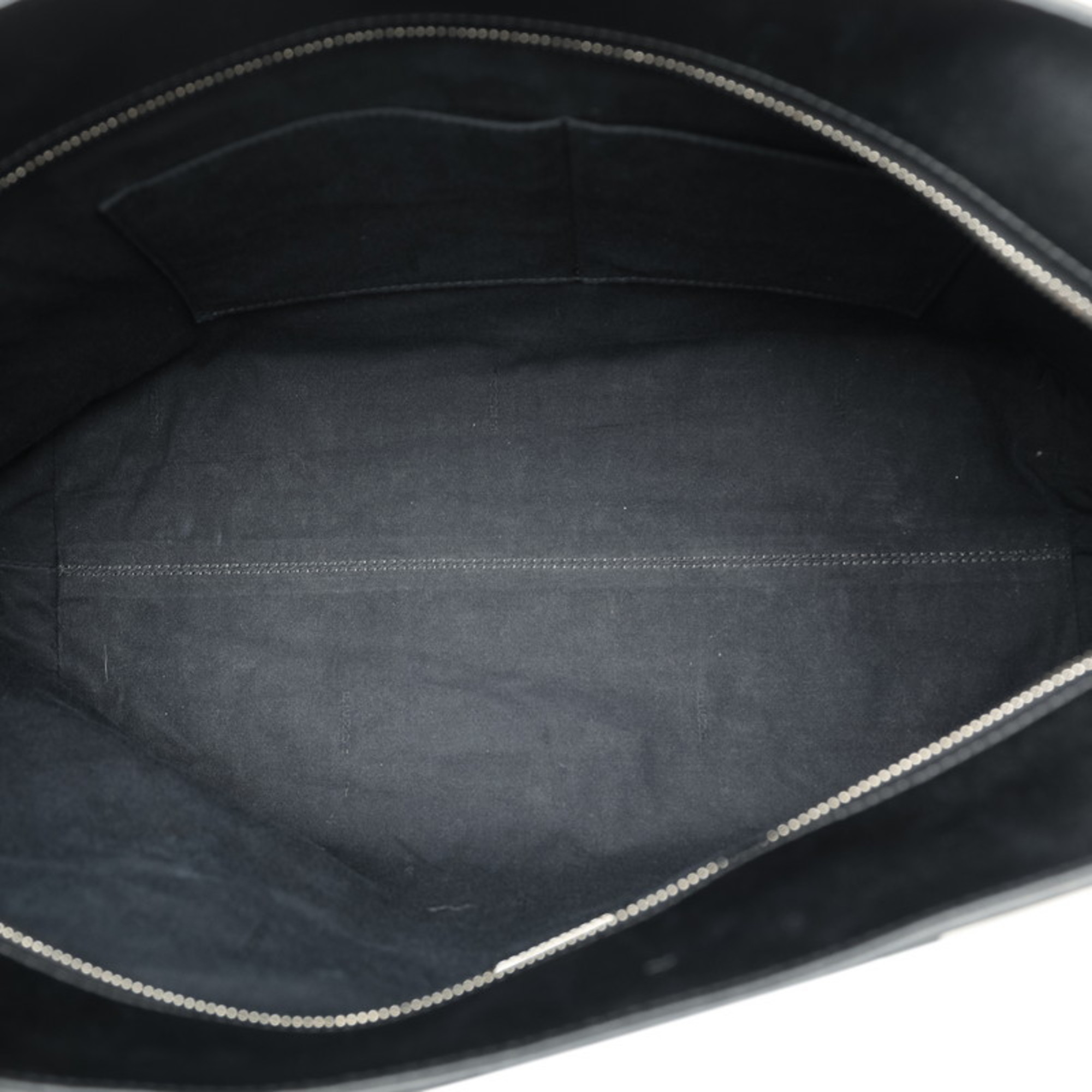 FENDI Monster Tote Bag Shoulder 8BH185 Black Leather Women's