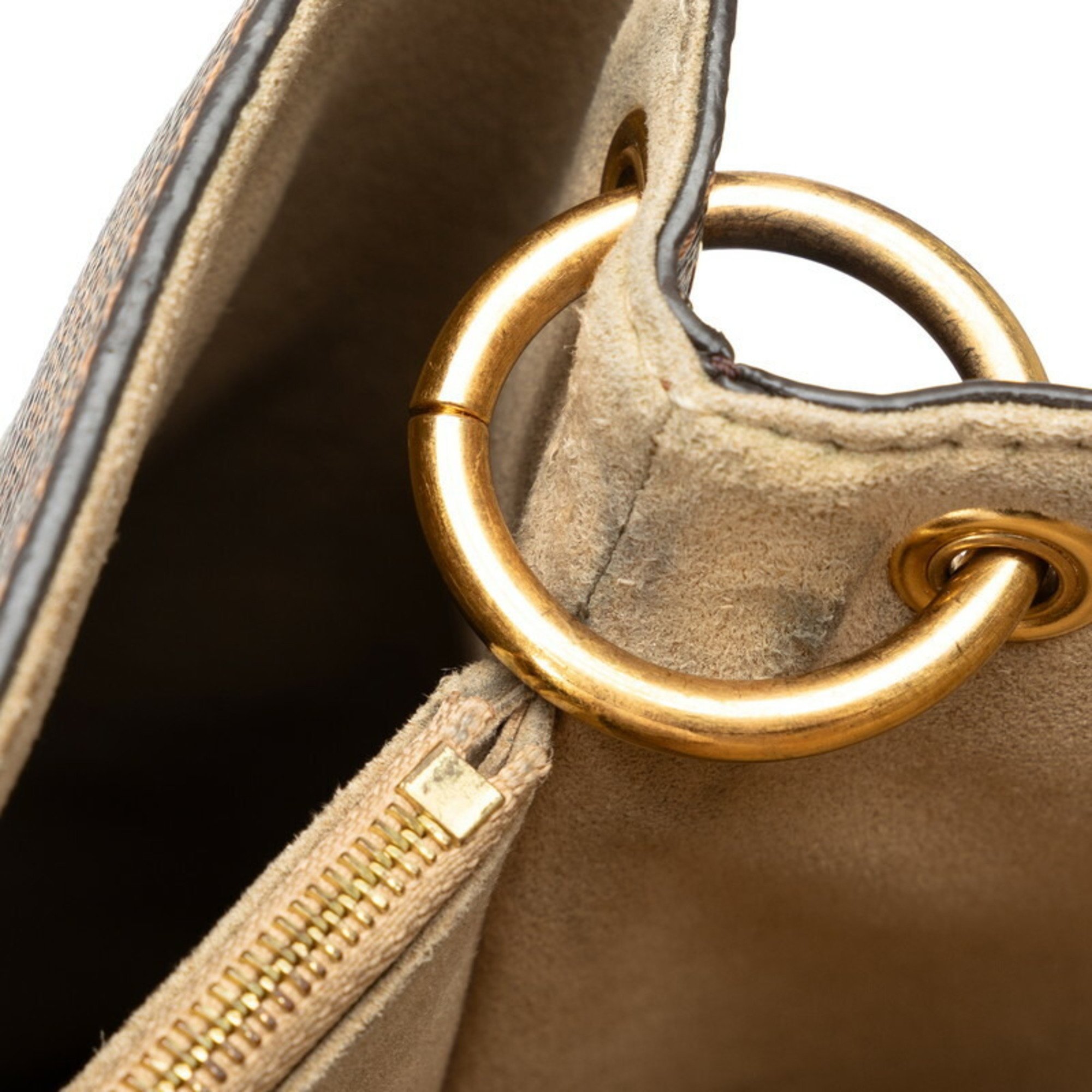 Louis Vuitton Damier LV Riverside Tote Bag Shoulder N40135 Brown PVC Leather Women's LOUIS VUITTON