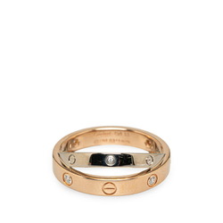 Cartier Be Love Ring #53 K18WG White Gold K18PG Pink Women's CARTIER