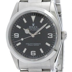 Polished ROLEX Explorer I S Serial Steel Automatic  Mens Watch 14270 BF572170