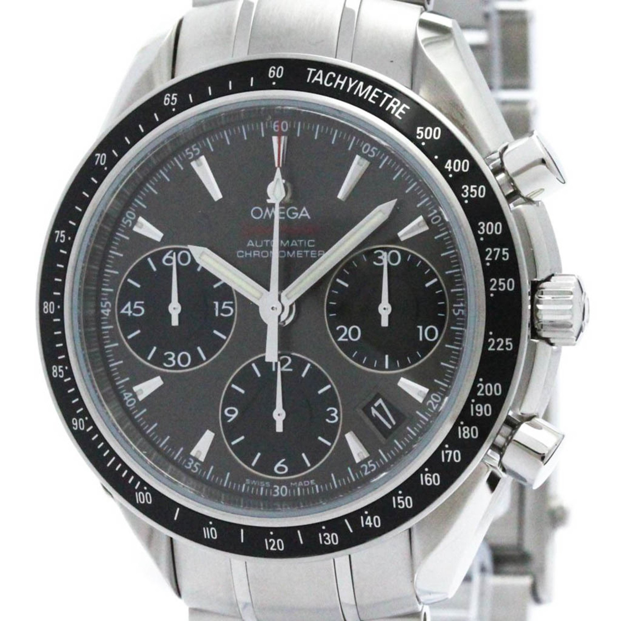 Polished OMEGA Speedmaster Date Automatic Watch 323.30.40.40.06.001 BF572355