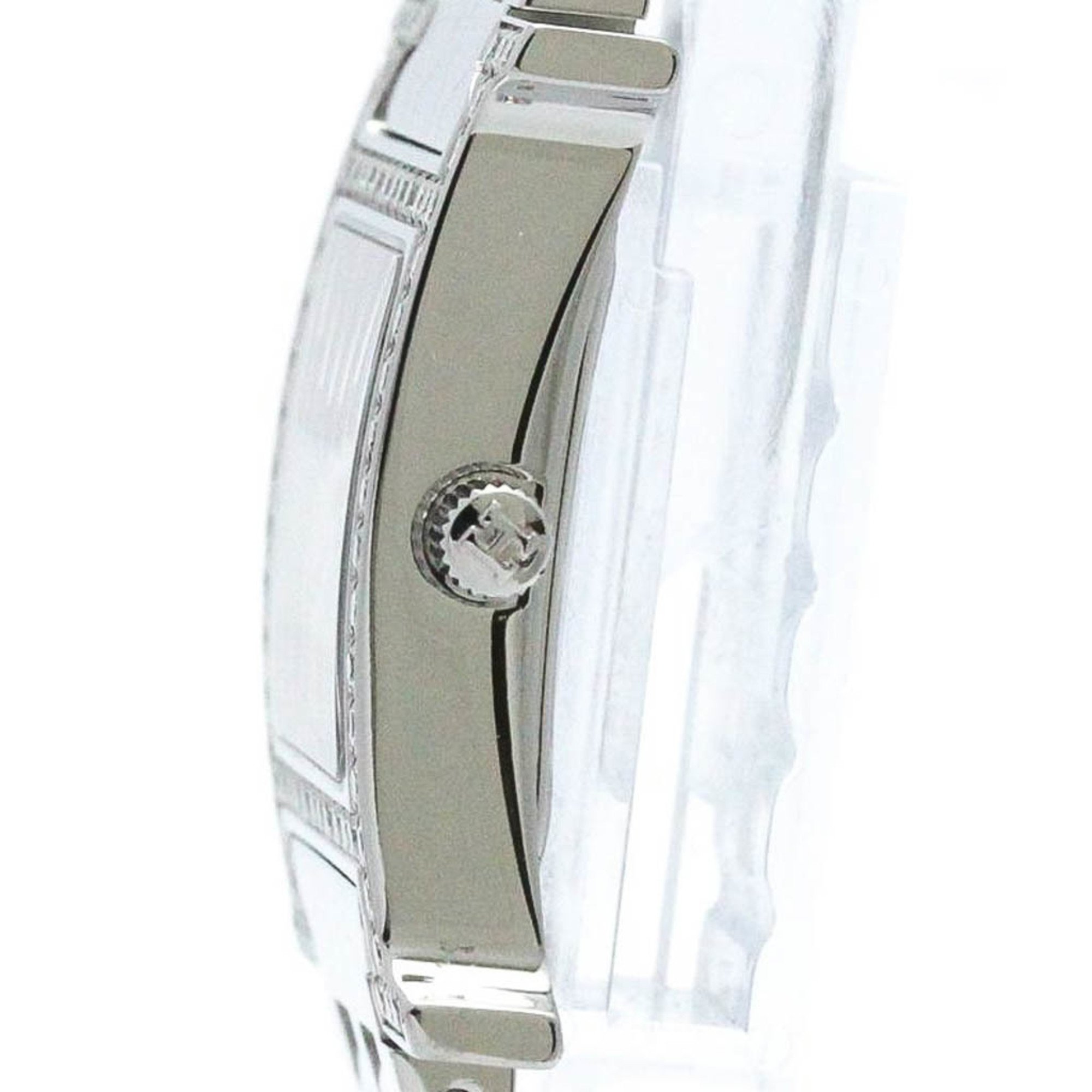 Polished HERMES H Watch Diamond Steel Quartz Ladies Watch HH1.230 BF572223