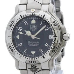 Polished TAG HEUER 6000 Chronometer Steel Automatic Mens Watch WH5213 BF572324