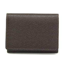 Louis Vuitton Taiga Business Card Case M30928 Taiga Leather Business Card Case Grizzly