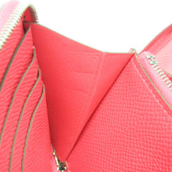 Hermes Asap Long Women's Epsom Leather Long Wallet (bi-fold) Pink
