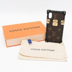 Louis Vuitton Monogram Monogram Phone Bumper For IPhone X Monogram,Noir Phone X / XS Eye Trunk Light M67892
