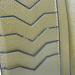 Valextra Vertical 12 Card V8L21 Men's Leather Long Bill Wallet (bi-fold) Brown