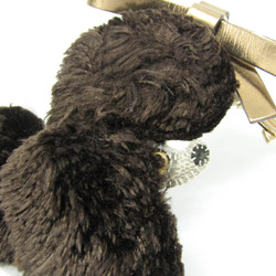 Gucci GG Supreme Guccioli Poodle Lulu Keyring (Beige,Brown,Dark Brown)