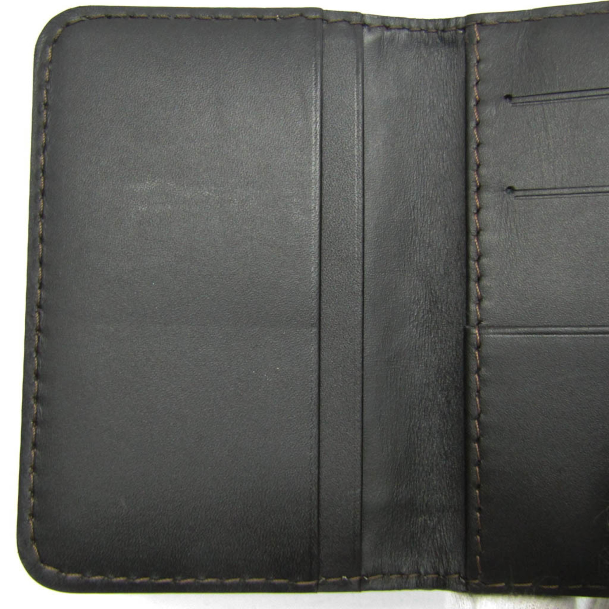 Louis Vuitton Organizer De Poche M92997 Utah Leather Card Case Coffee