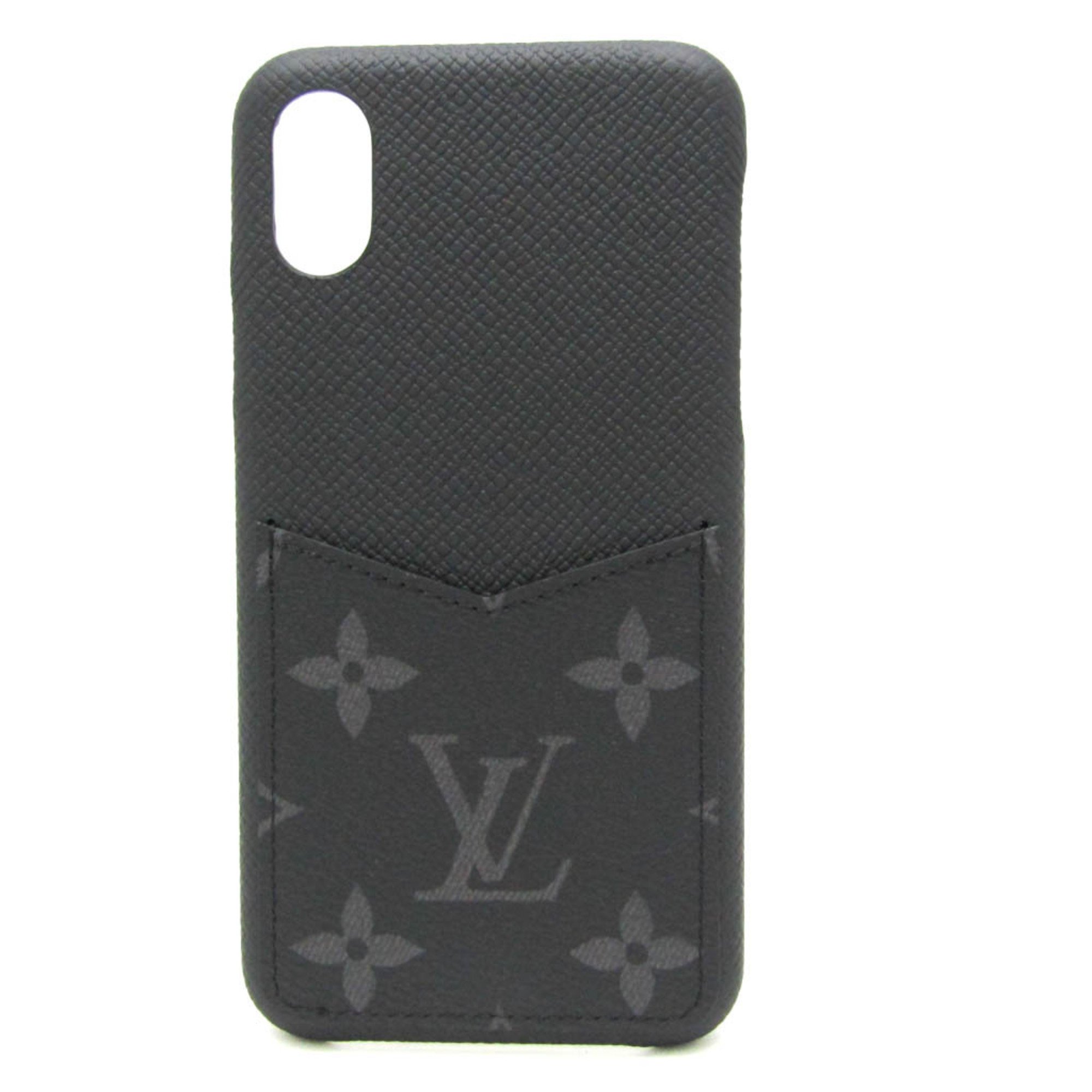 Louis Vuitton Taiga Monogram Eclipse Phone Bumper For IPhone X Monogram Eclipse,Noir IPHONE / Bumper XS M67806