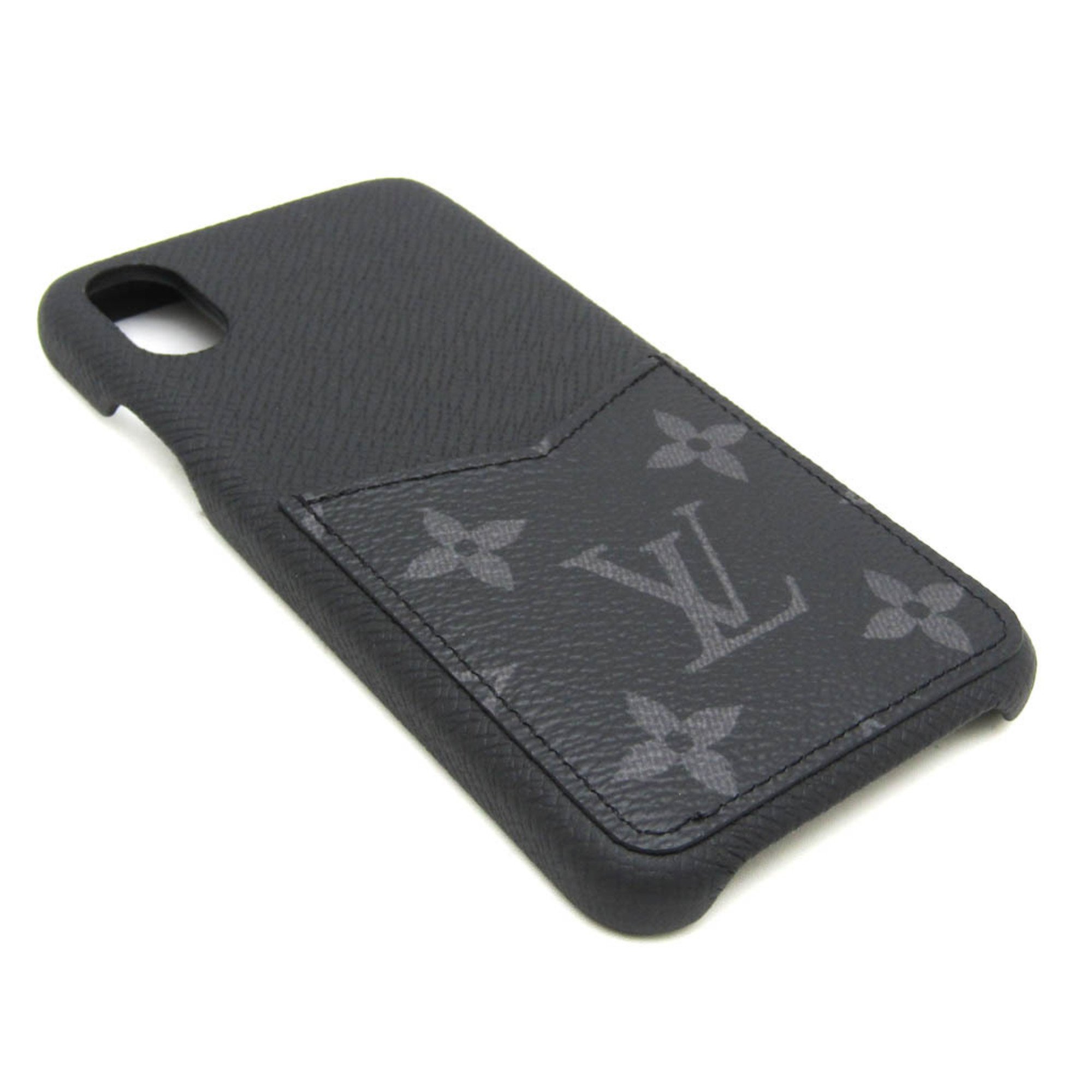 Louis Vuitton Taiga Monogram Eclipse Phone Bumper For IPhone X Monogram Eclipse,Noir IPHONE / Bumper XS M67806