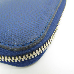 Valextra V9L06 Women's  Calfskin Long Wallet (bi-fold) Royal Blue