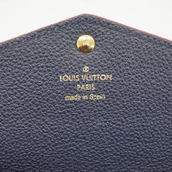 Louis Vuitton Long Wallet Monogram Empreinte Portefeuille Sarah M62125 Marine Rouge Ladies