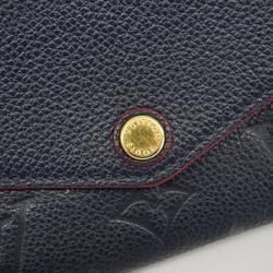 Louis Vuitton Long Wallet Monogram Empreinte Portefeuille Sarah M62125 Marine Rouge Ladies