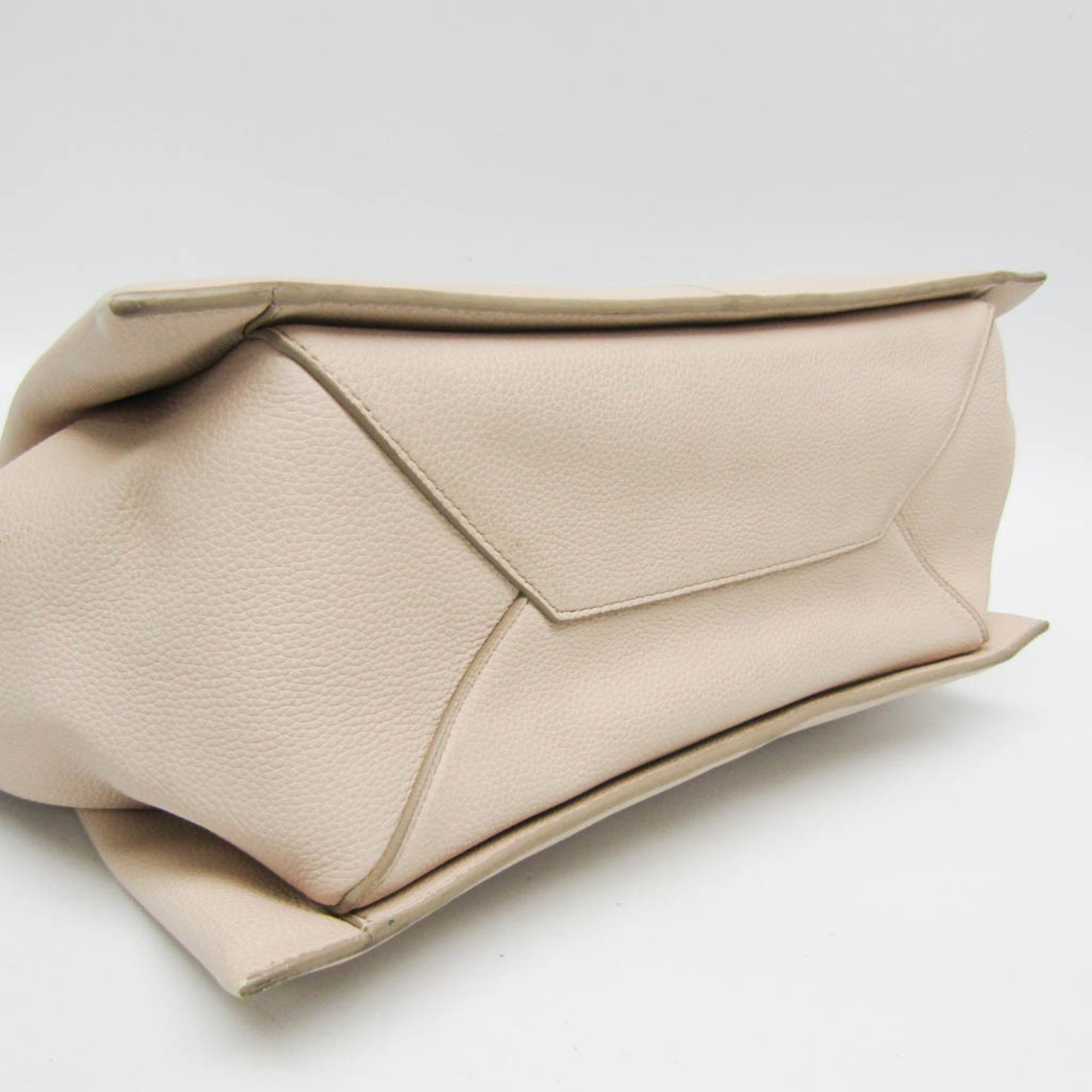 Celine Trifold Women's Leather Tote Bag Light Beige