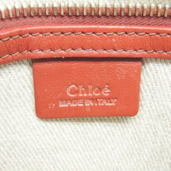 Chloé Women's Leather Tote Bag Red Brown