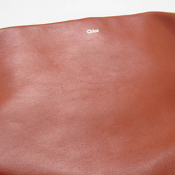 Chloé Women's Leather Tote Bag Red Brown