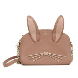 Kate Spade Desert Muse Rabbit Hilli PWRU6460 Women's Leather Shoulder Bag Dusty Pink
