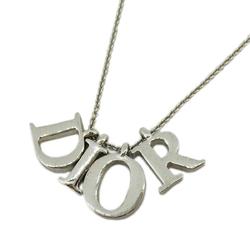 Christian Dior Necklace Metal Silver Women's