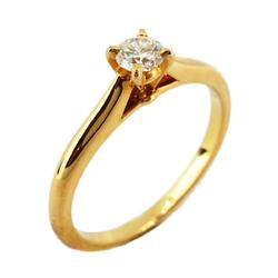 Cartier ring solitaire 1PD diamond K18PG pink gold ladies