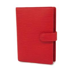 Louis Vuitton Notebook Cover Epi Agenda PM R20057 Castilian Red for Men and Women