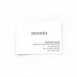 HERMES Hermes Lift GM Necklace Buffalo Horn Lacquer Black Women's