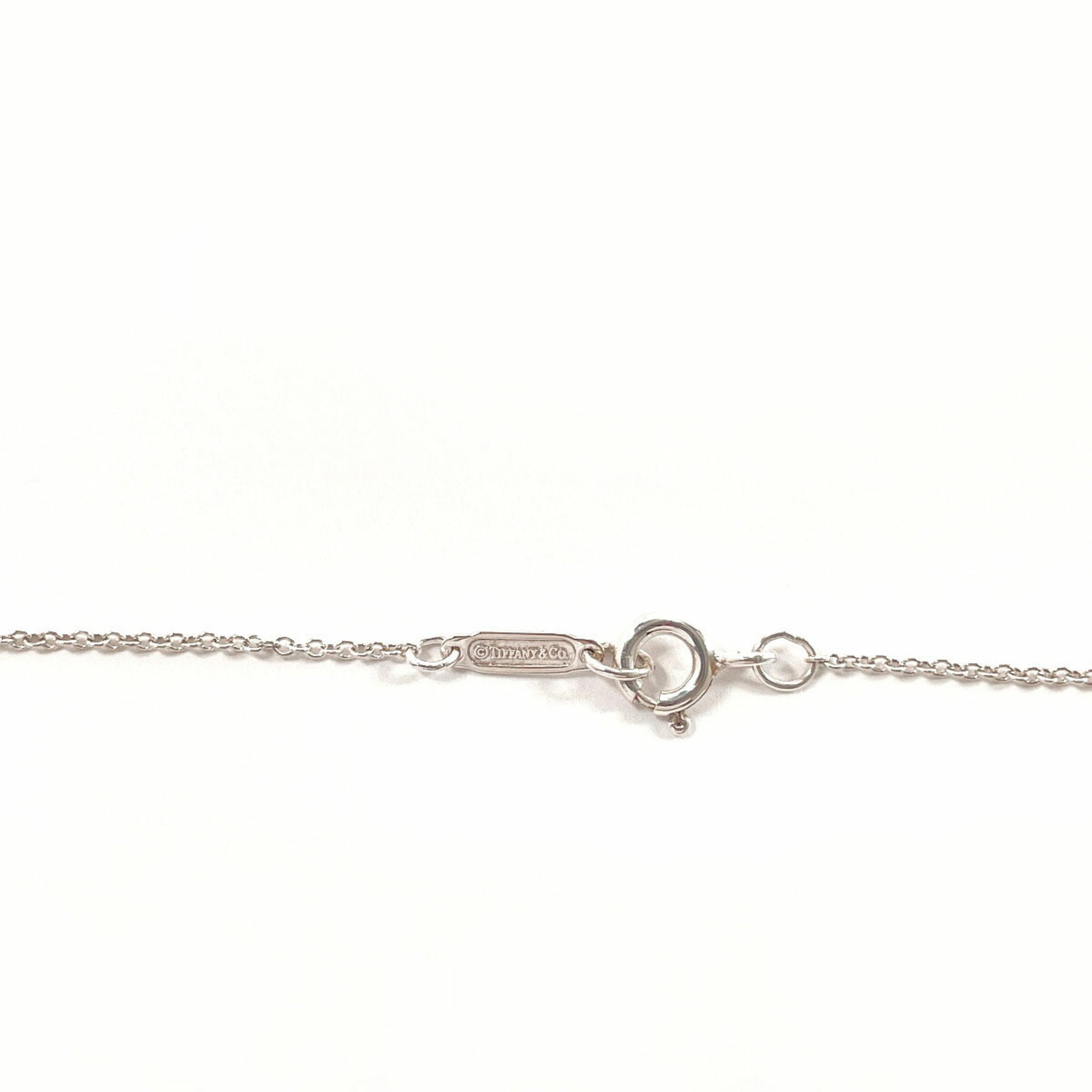 TIFFANY&Co. Tiffany Geometric Heart Necklace, Silver 925, Silver, Women's