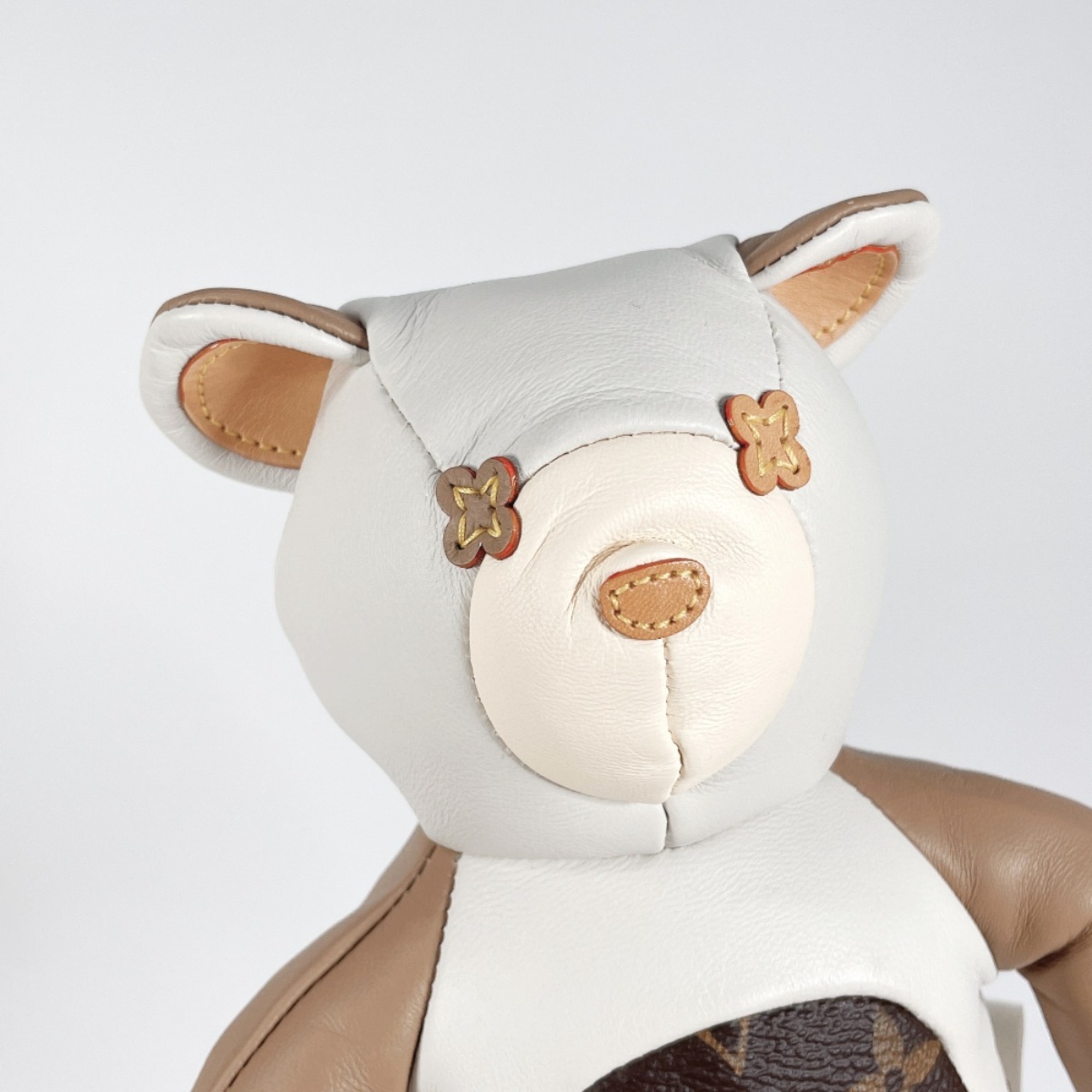 LOUIS VUITTON Louis Vuitton Doudou stuffed toy teddy bear GI0142 miscellaneous goods Monogram canvas leather brown unisex