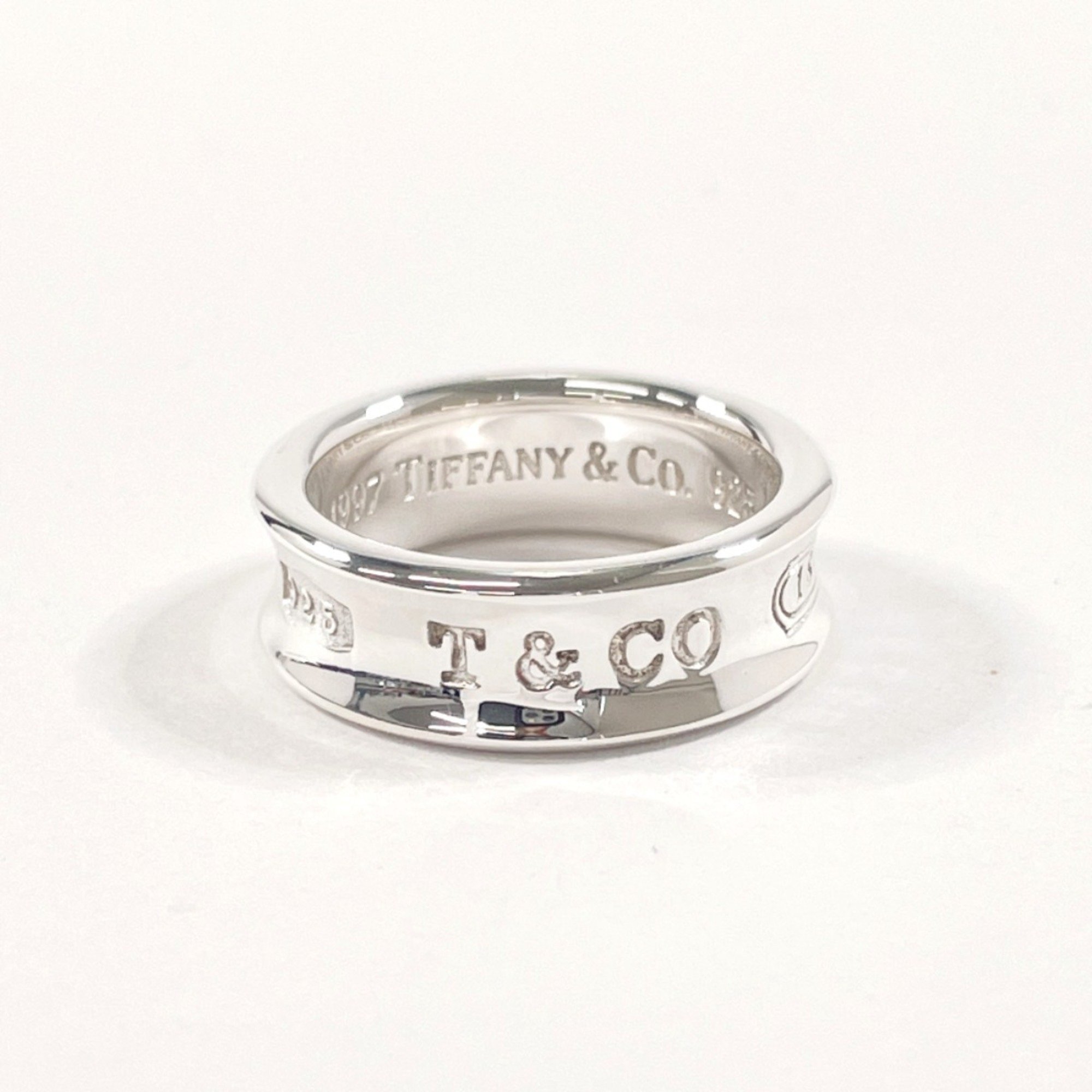 TIFFANY&Co. Tiffany 1837 Ring, Silver 925, 13.5, Silver, Women's, N3120092