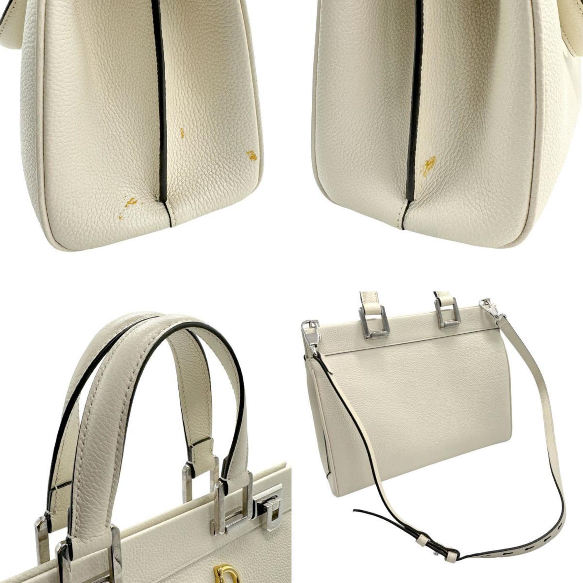 GUCCI Handbag Shoulder Bag Zumi Leather Ivory Women's 569712 z1139