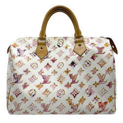 Louis Vuitton LOUIS VUITTON Handbag Monogram Watercolor Speedy 30 Canvas White Pink Multicolor Women's M95751 z1233