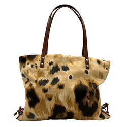 Valentino Garavani handbag leopard satin leather beige brown women's z1148