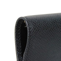 Louis Vuitton LOUIS VUITTON Planner Cover Agenda PM LV Charcoal Gray 6-Hole Card Case Taiga Ardoise R20426 Men's